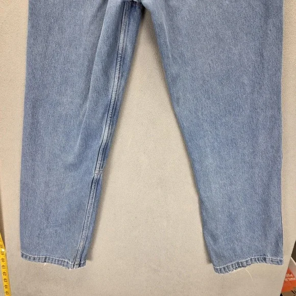 Vans Rowan Jeans Mens Blue Loose Fit Straight Double Knee Skater Y2K Fits 29x30 - Picture 13 of 16